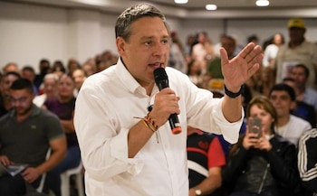 Mauricio Lizcano cerró su campaña en Caldas