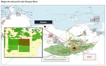 El bloque Bare, en la Faja Petrolífera del Orinoco, reúne 15.700 millones de barriles de petróleo original in situ y más de 700 millones de barriles de producción histórica - crédito GeoPark