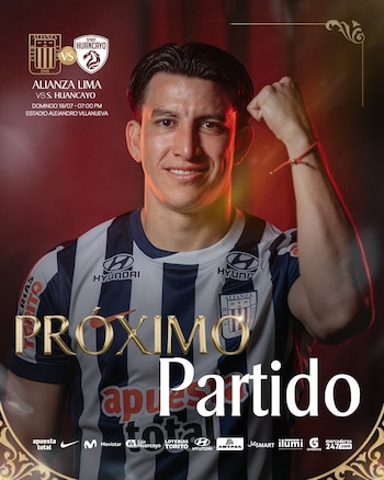 A qué hora juega Alianza Lima vs Sport Huancayo por el Torneo Clausura 2026. (Alianza Lima)