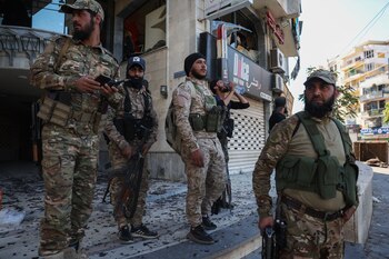 Las fuerzas de seguridad sirias