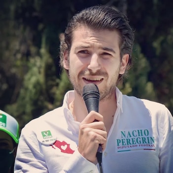 Ignacio Peregrin durante un acto