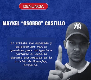 El Observatorio Cubano de Libertad de Expresión registró el uso de la fuerza contra el músico bajo el indicador de agresiones físicas. (Cortesía: Redes sociales)