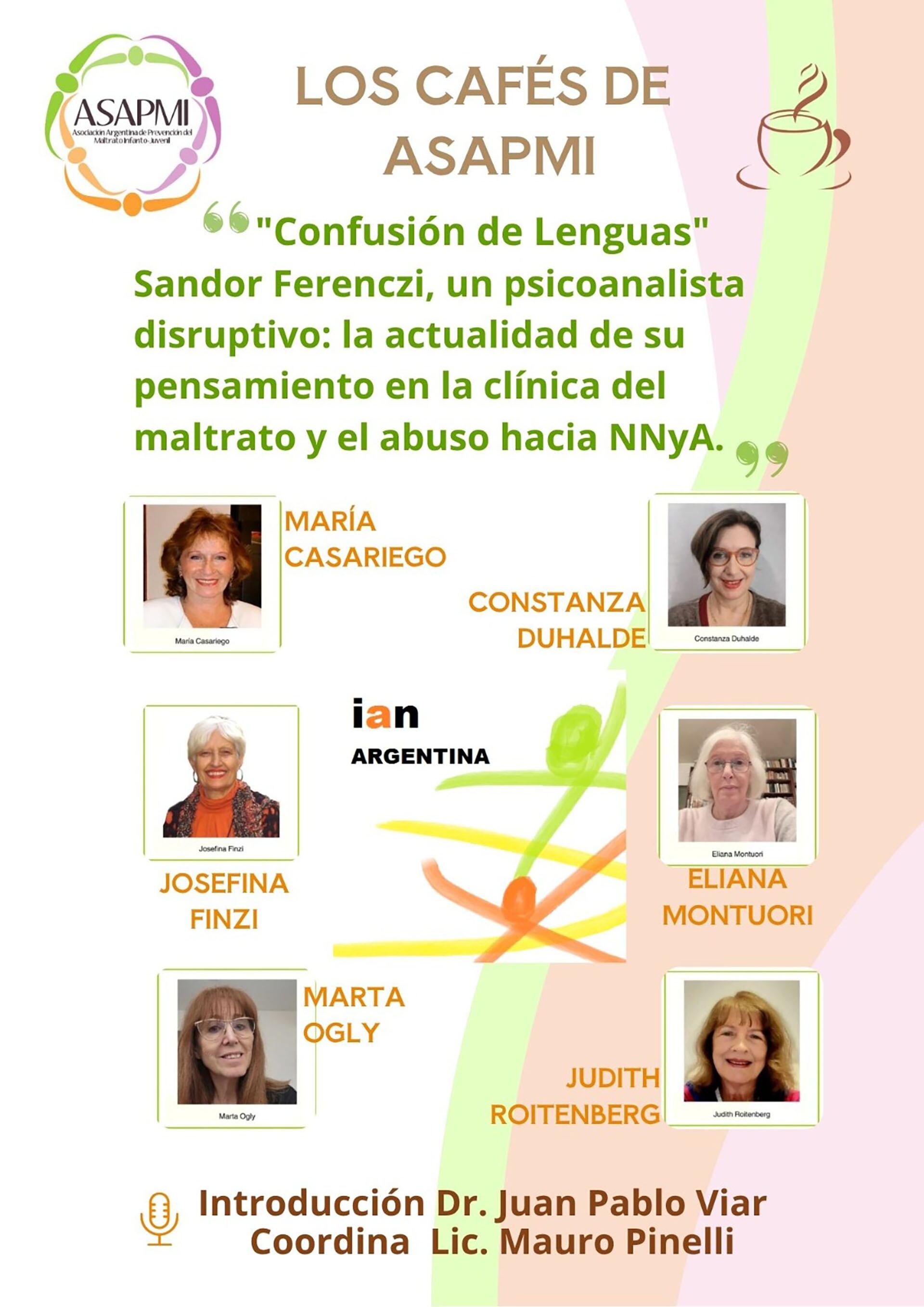 El último café de ASAPMI se realizará el próximo 18 de noviembre.