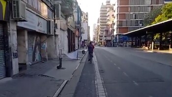 Calles vacías. Tras el brutal