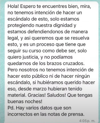 Francisco Ayllón rompe su silencio tras denunciar a Natalia Málaga.