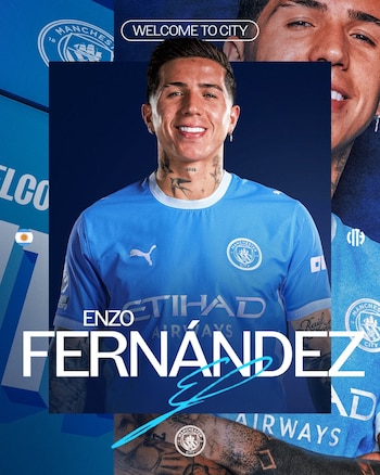 El contrato de Enzo Fernández con Manchester City se prolongará hasta junio de 2032