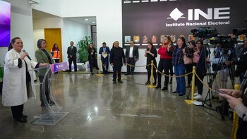 La consejera presidenta del INE