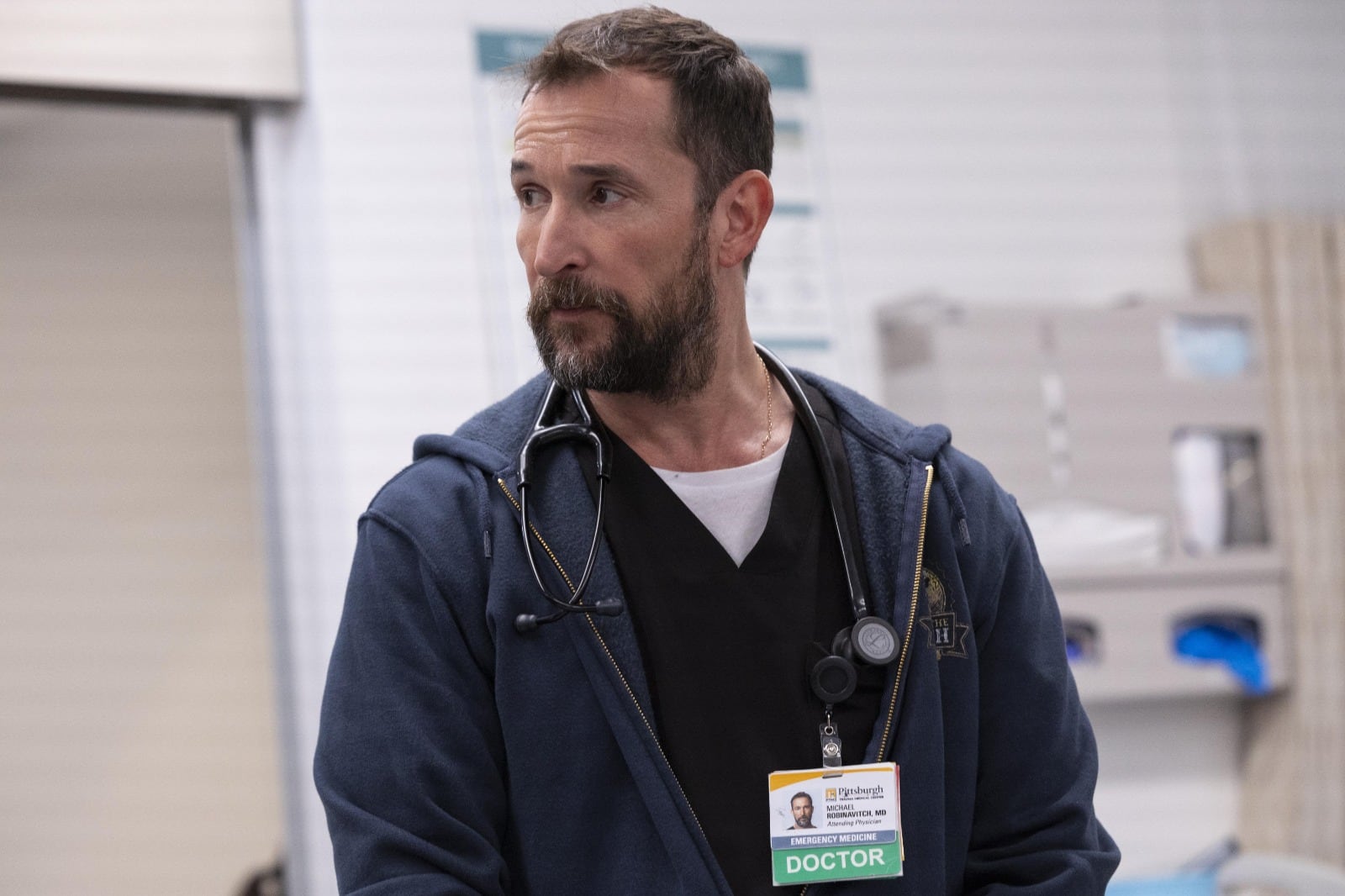 La estrella retomó notoriedad en la televisión con su papel del doctor Michael Robinavitch en el drama hospitalario