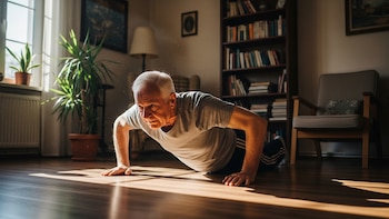 El hombre de 98 años que hace 40 flexiones cada día: “Espero llegar a los 100 así, quiero estar lo más en forma posible”