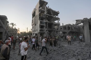 EEUU, Egipto y Qatar pidieron a Israel y Hamas retomar las conversaciones y “cerrar las brechas restantes” para una tregua en Gaza (EFE)