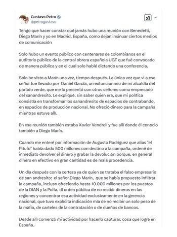 Este fue el mensaje del