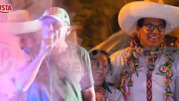 Participación de figuras vinculadas a Pedro Castillo, con consignas constantes por su liberación.