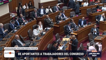 Aportaron dinero, camionetas y preservativos y ahora trabajan en el Congreso. Captura: Punto Final.