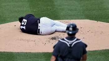 El impactante pelotazo que recibió