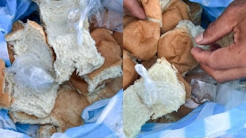 Operativo en penal de Piura deja incautación de droga camuflada en alimentos y objetos prohibidos. (Foto composición: Infobae Perú/Captura video/FB:@Impacto Regional )