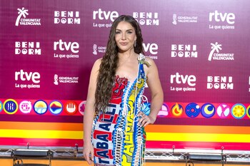 Inés Hernand, en la alfombra