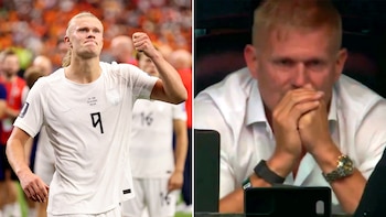 El gol de Haaland que clasificó a Noruega a los octavos de final del Mundial: la conmovedora reacción de su padre en la tribuna