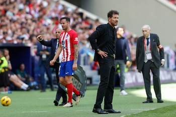 La gestión de Simeone en el Atlético de Madrid marcó un antes y un después al transformar la identidad y ambición del club (EFE/Rodrigo Jiménez)