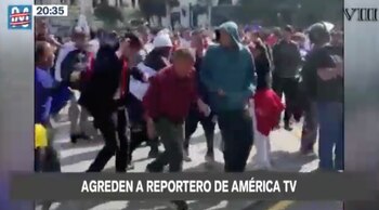 Agreden a periodista de América