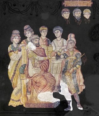 El mosaico de la villa romana de Noheda. (Web del parque arqueológico)