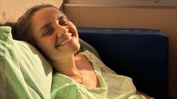 Jessica Daugirdas hospitalizada en cuidados semi-intensivos durante su lucha contra la sepsis