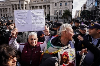Los jubilados se manifiestan en
