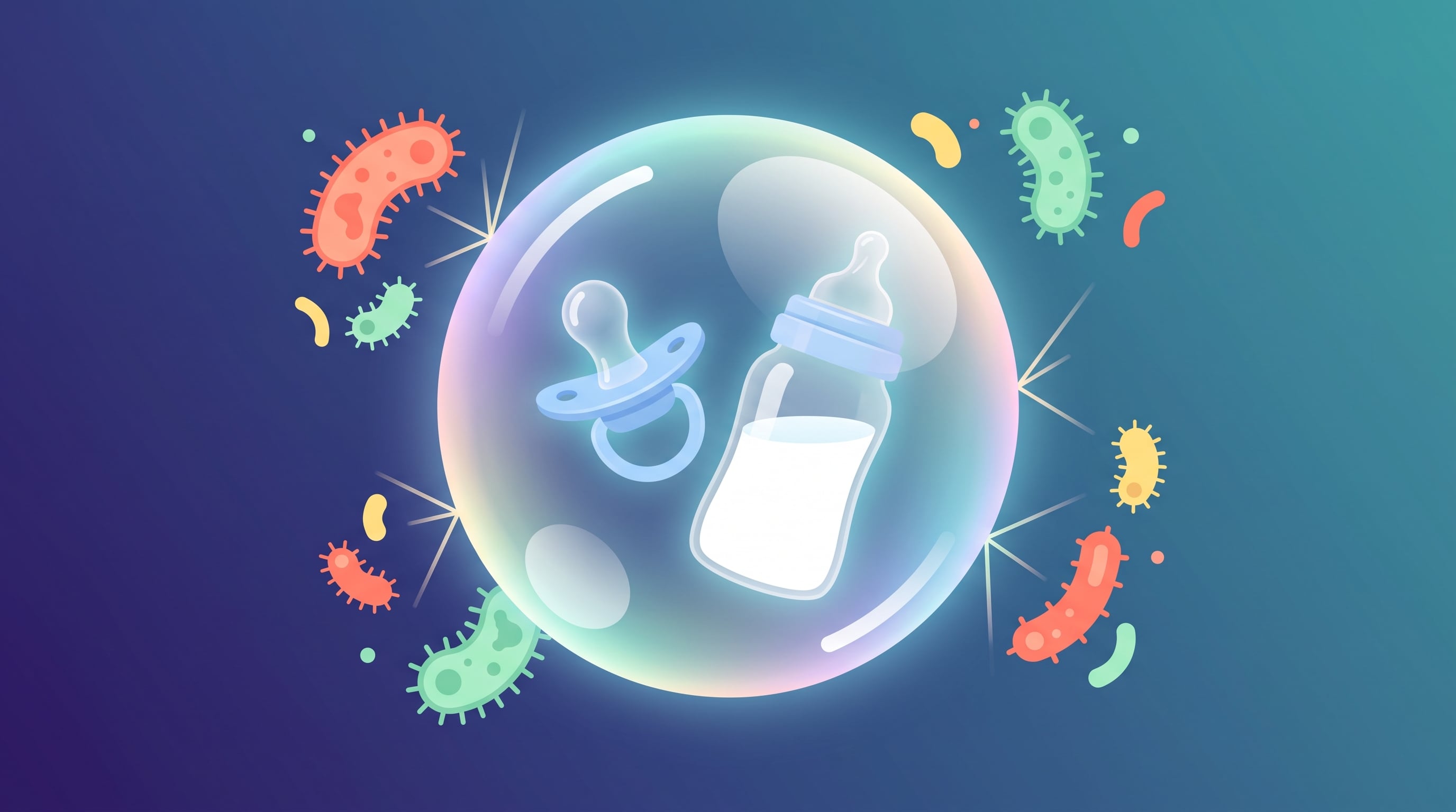 El lavado de un chupete caído con agua caliente y jabón durante un minuto ayuda a eliminar los microorganismos de su superficie (Imagen Ilustrativa Infobae)