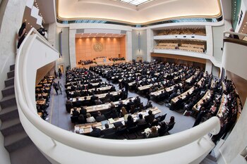 Vista general de una asamblea