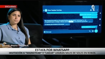 Víctima de estafa de WhatsApp