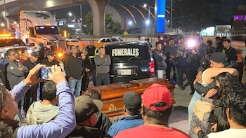 Naucalpan Edomex manifestación grulleros Periférico Norte féretro