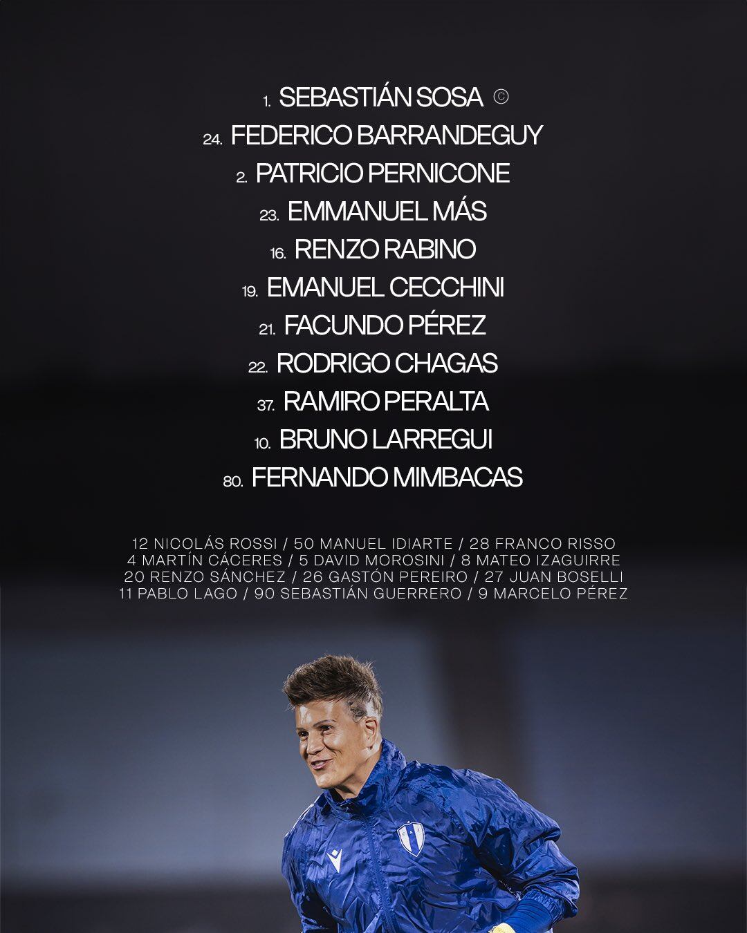 Once de Juventud para el duelo ante Cienciano por Copa Sudamericana 2026 - Crédito: X.