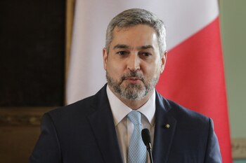 El ex presidente Mario Abdo