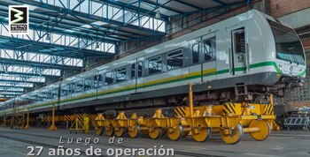 La vida útil de los trenes del Metro de Medellín se extiende por 25 años a través de una patente que revoluciona su infraestructura - crédito Metro de Medellín / Youtube