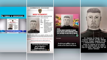 La policía difundió el identikit