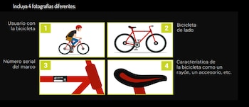 Para registrar la bicicleta se