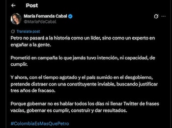 Tras las declaraciones de Gustavo