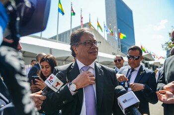 El presidente asumió la posición