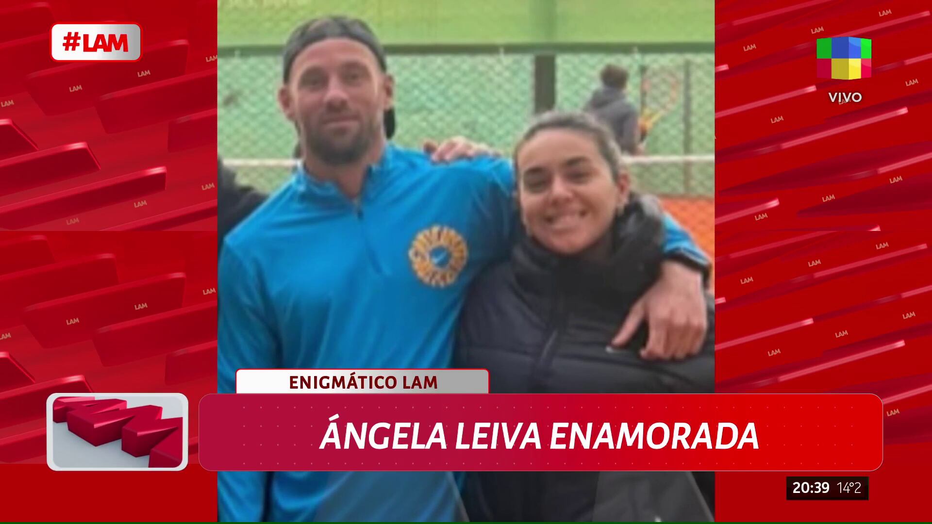 Ángela Leiva habría vuelto a apostar al amor de la mano de Fede Díaz, vecino de su barrio privado y aficionado al tenis (LAM, América TV)