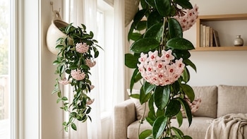Hoya carnosa: la trepadora de flores fragantes que tolera luz moderada y embellece salas