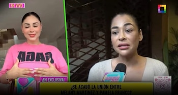 Melanie Martínez marca distancia de Pamela Franco y lanza fuerte mensaje: “No pienso retractarme”. Captura: Amor y Fuego.