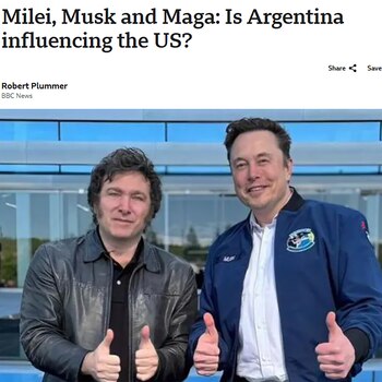 Milei y Musk, en uno de los encuentros que tuvieron en EEUU