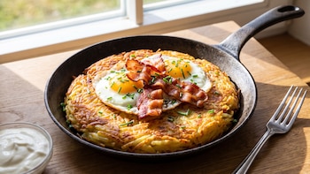 Receta de papas rosti, rápida y fácil