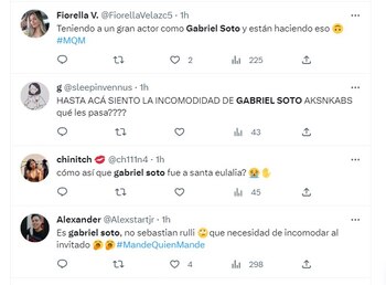 Usuarios evidencian incomodidad de Gabriel