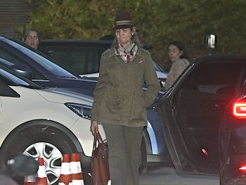 La Infanta Elena llega al