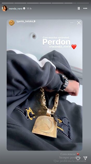 La respuesta de Wanda Nara