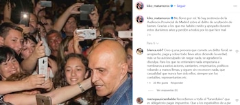 Kiko Matamoros reacciona a su condena (Instagram)