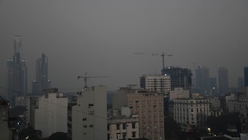 El humo causado por los