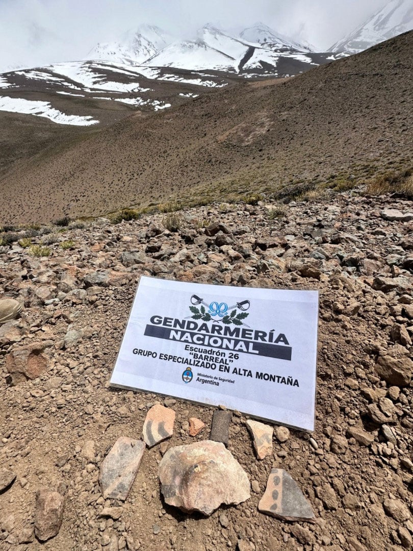 El hallazgo se produjo a 2.971 metros sobre el nivel del mar, en una zona de alta montaña de San Juan