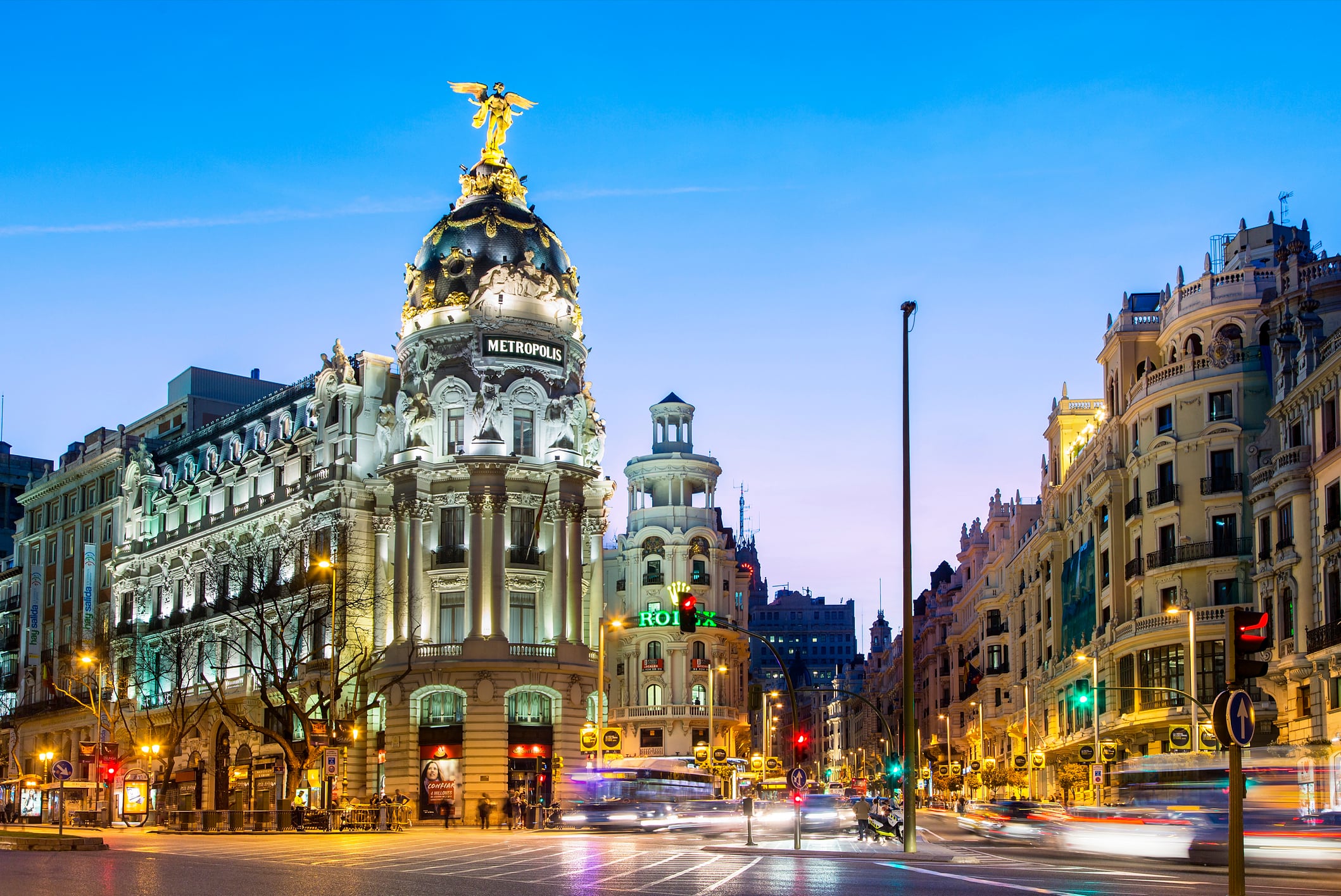 Gran Vía de Madrid.