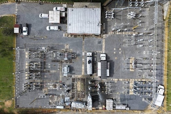 Las labores en la subestación